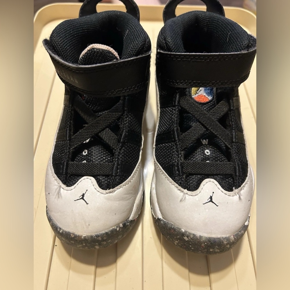 Toddlers Nike Air Jordan 6 Rings (TD) White / Black (DV3179 100) 9c